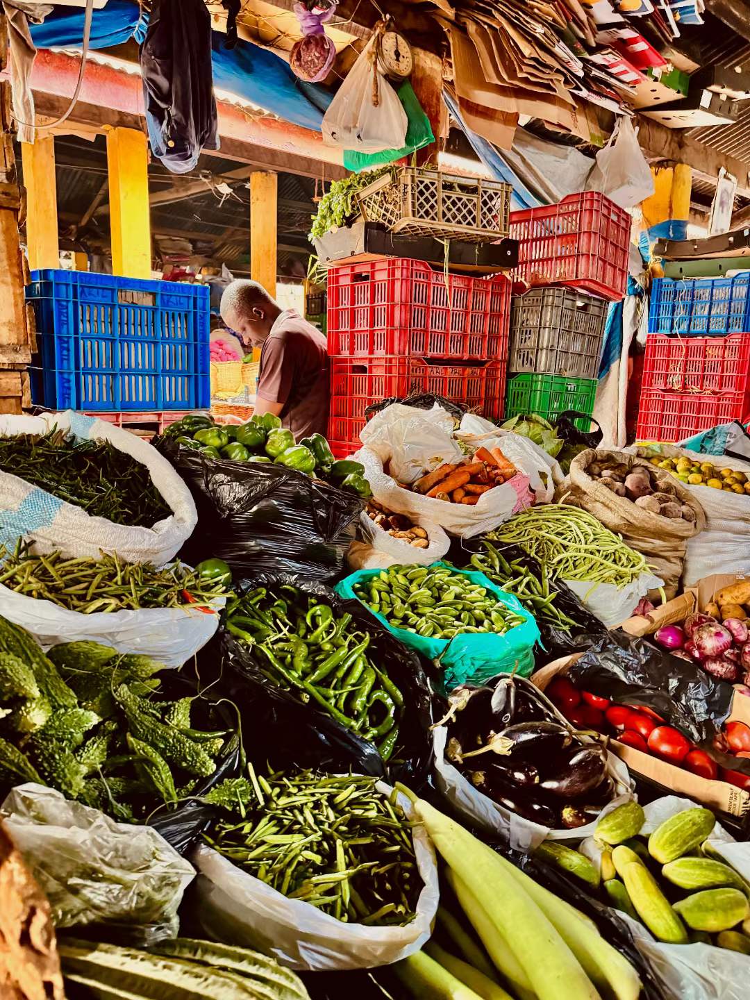 Uganda local market tour